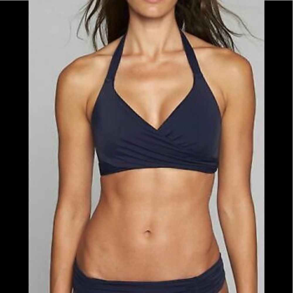 Athleta Bra Cup Halter Bikini Top 32B/C